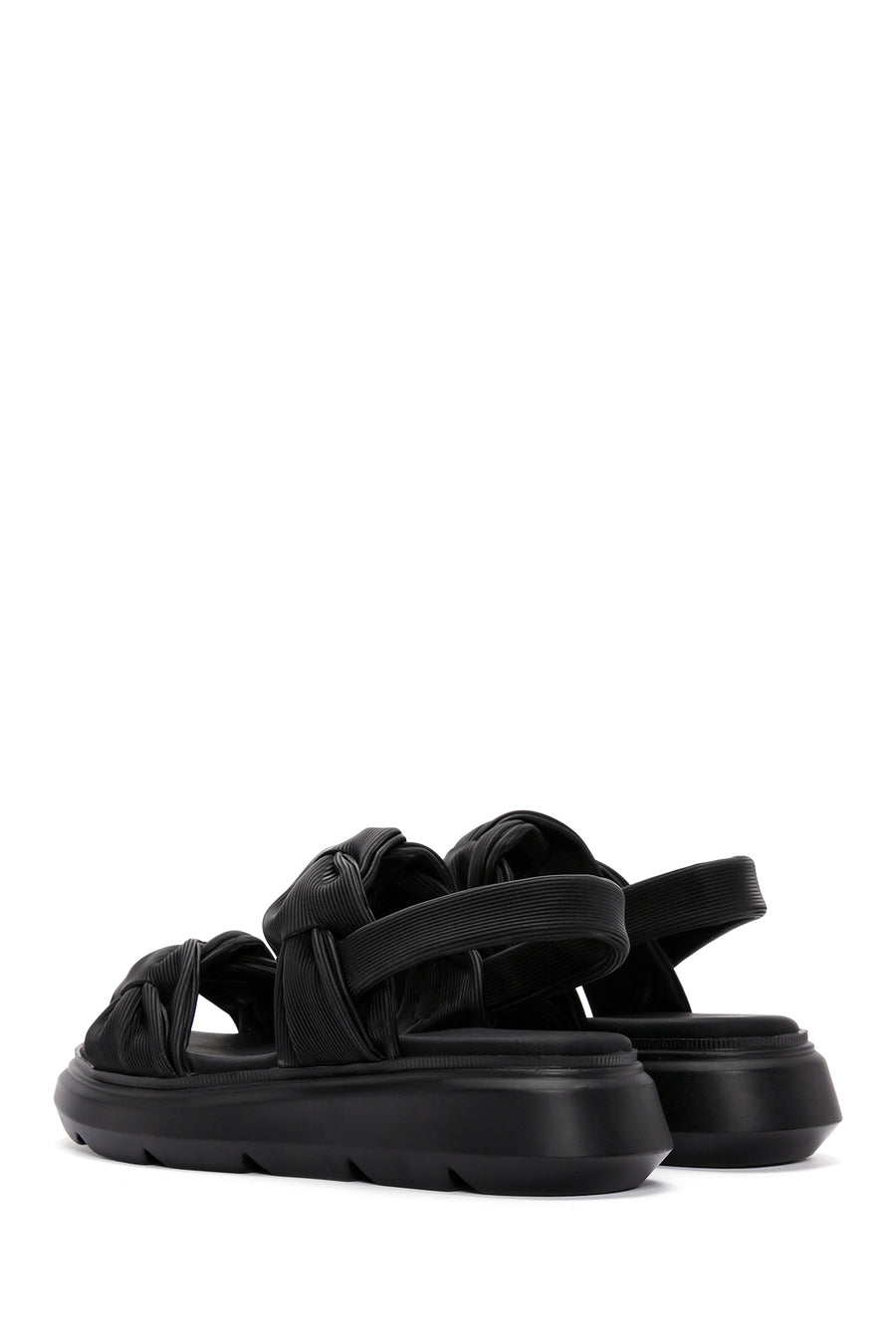 Women's Black Ankle Strap Sandals
