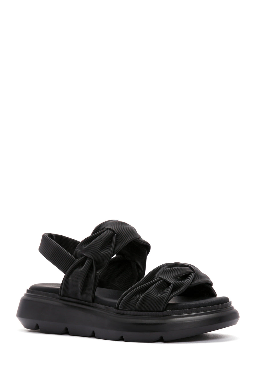 Women's Black Ankle Strap Sandals