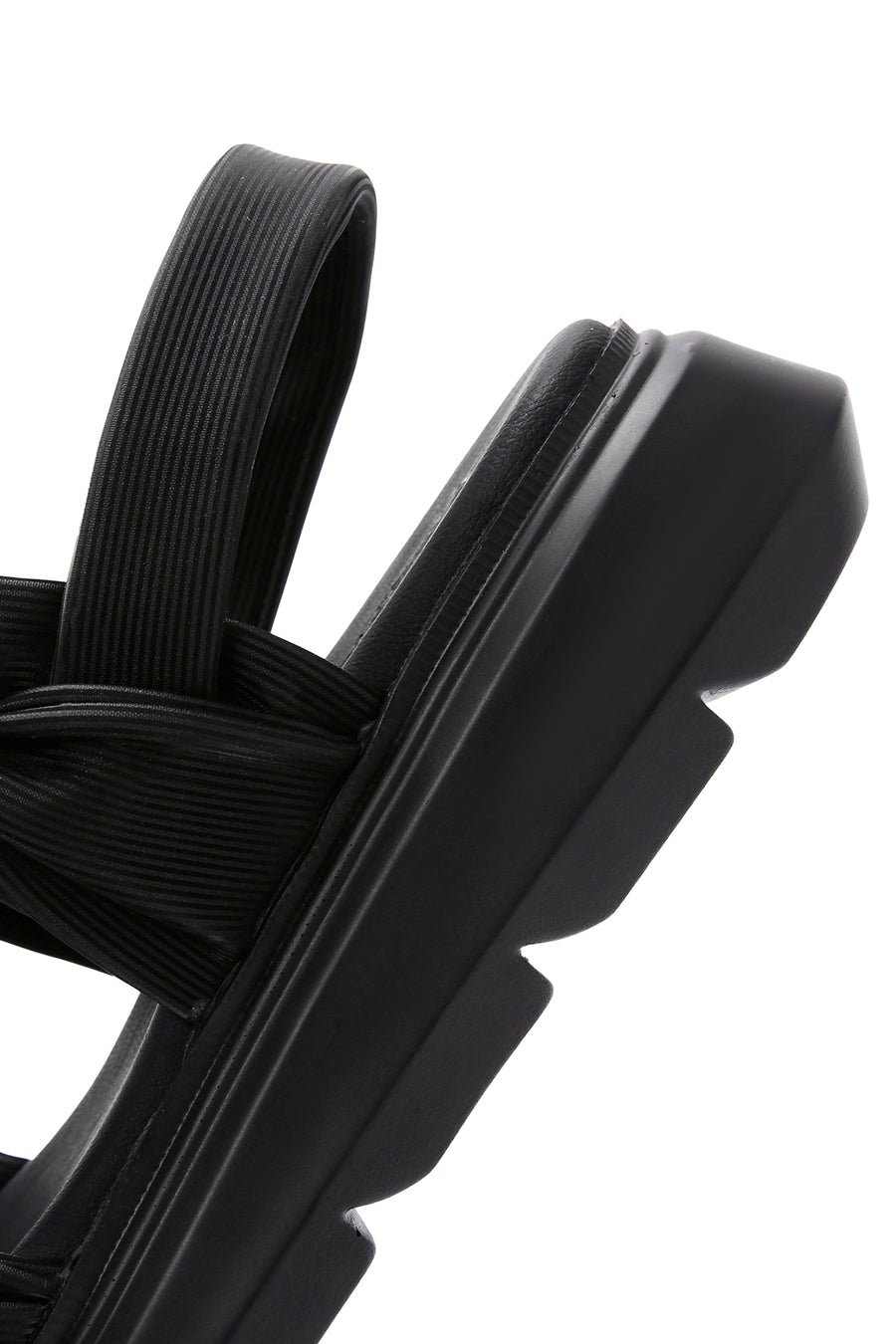 Women's Black Ankle Strap Sandals