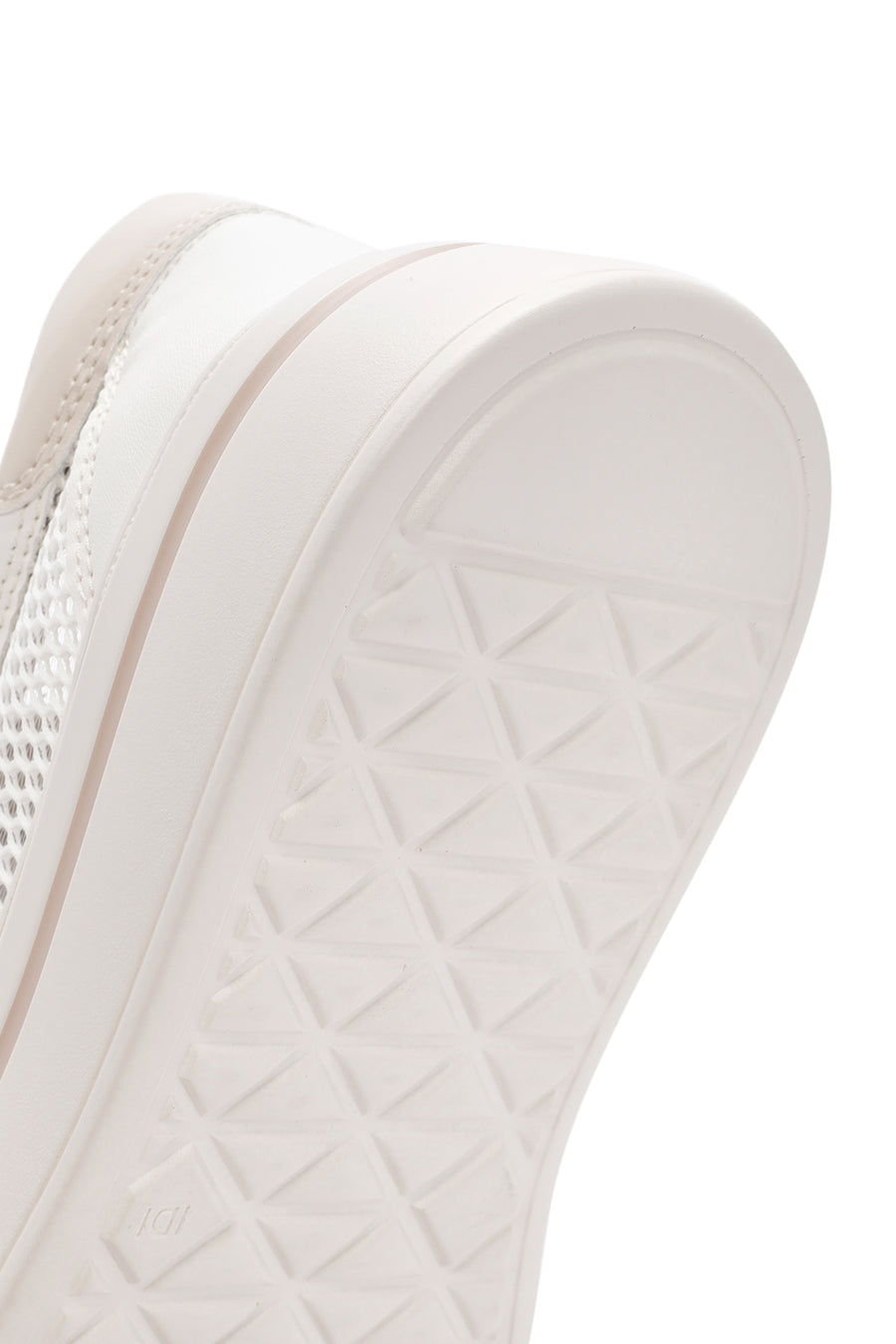 Women's Cream Lace-Up Sneakers