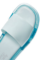Women's Blue Jelly Slippers | Derimod