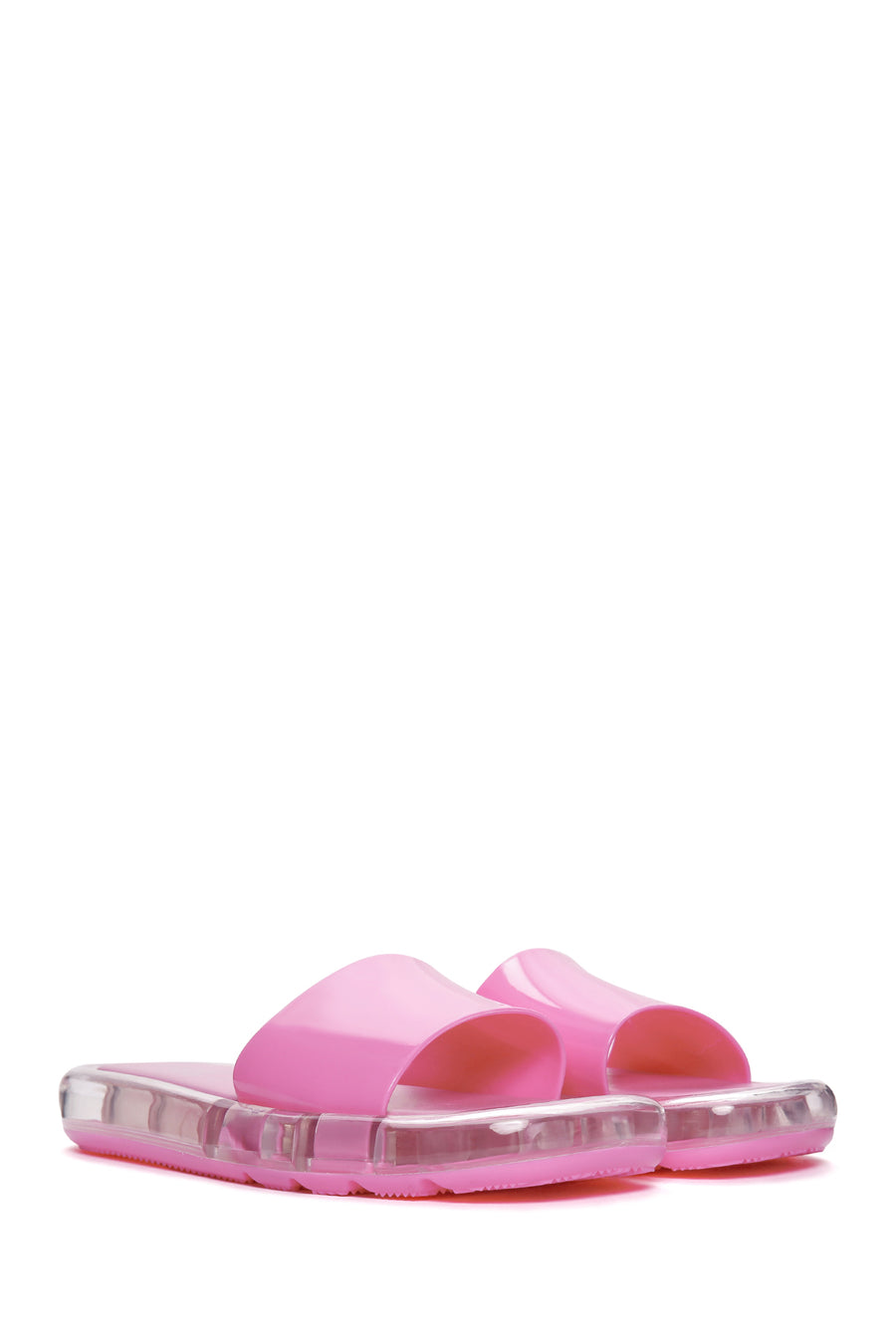 Women's Fuchsia Jelly Slippers