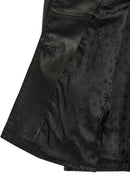 Barbara Woman Black Blazer Leather Jacket | Derimod