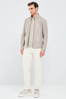 Rakitic Men's Green Double Sided Suede Leather Coat | Derimod