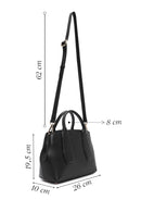 Women's Black Long Strap Classic Leather Handbag | Derimod