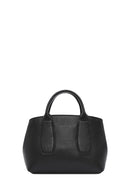 Women's Black Long Strap Classic Leather Handbag | Derimod