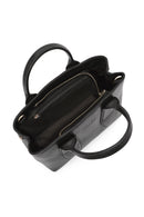 Women's Black Long Strap Classic Leather Handbag | Derimod