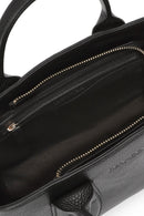 Women's Black Long Strap Classic Leather Handbag | Derimod
