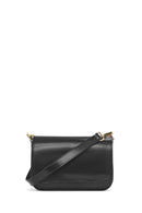 Women's Black Leather Shoulder Bag | Derimod