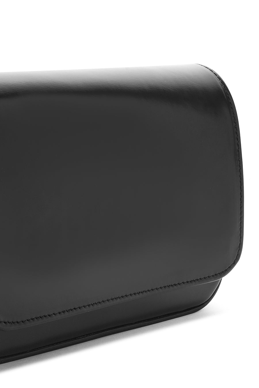 Women's Black Leather Shoulder Bag