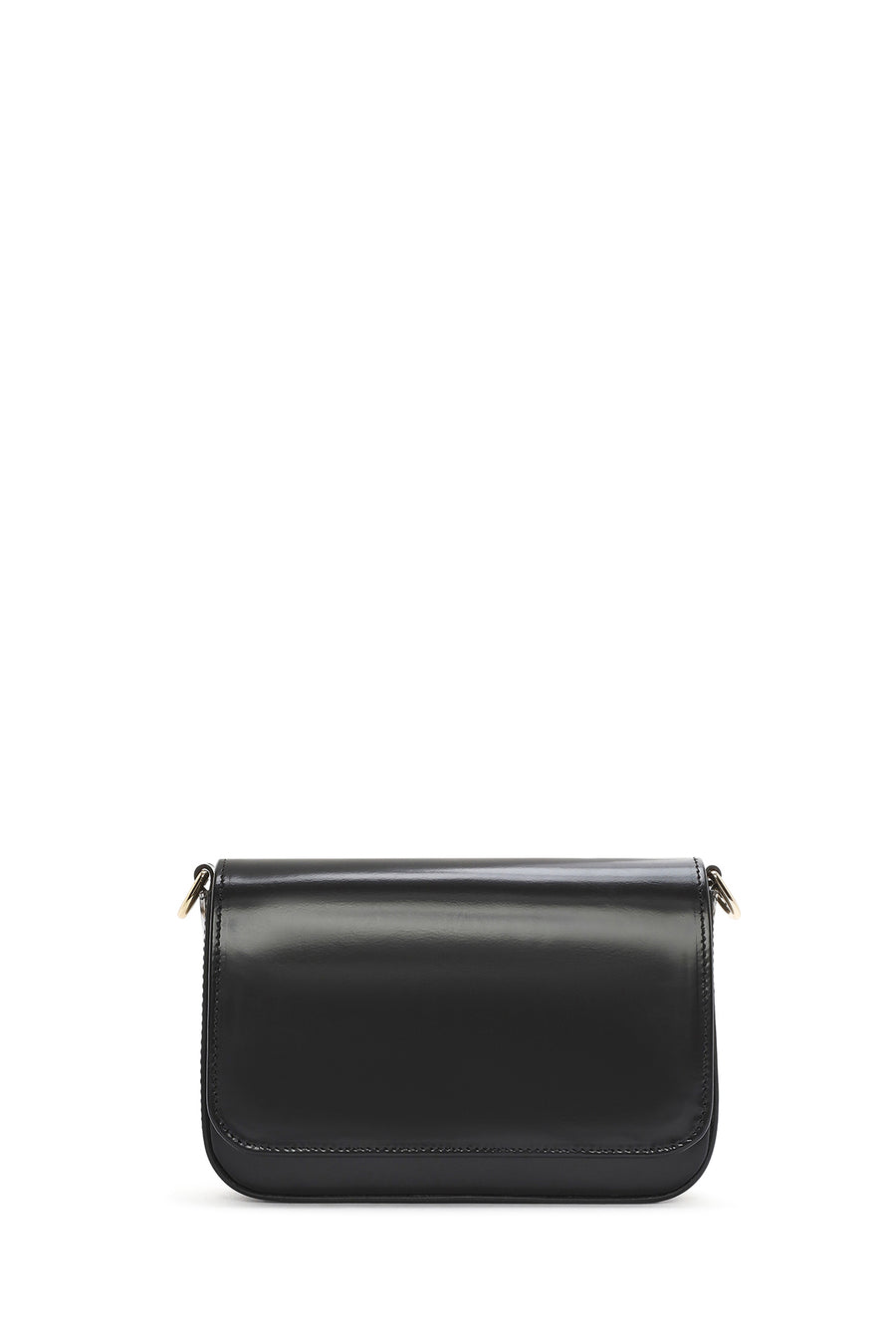Women's Black Leather Shoulder Bag