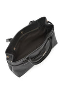 Women's Black Leather Classic Handbag | Derimod