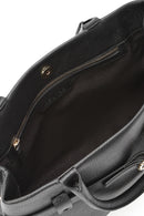 Women's Black Leather Classic Handbag | Derimod