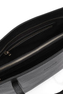 Women's Black Leather Classic Shoulder Bag | Derimod
