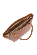 Women's Tan Leather Classic Shoulder Bag | Derimod