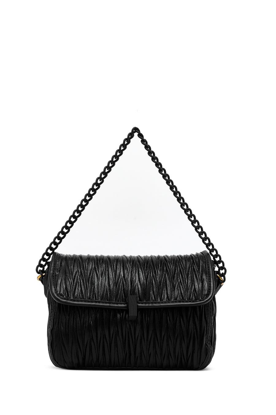 Women's Black Long Strap Crossbody Bag