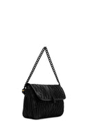 Women's Black Long Strap Crossbody Bag | Derimod