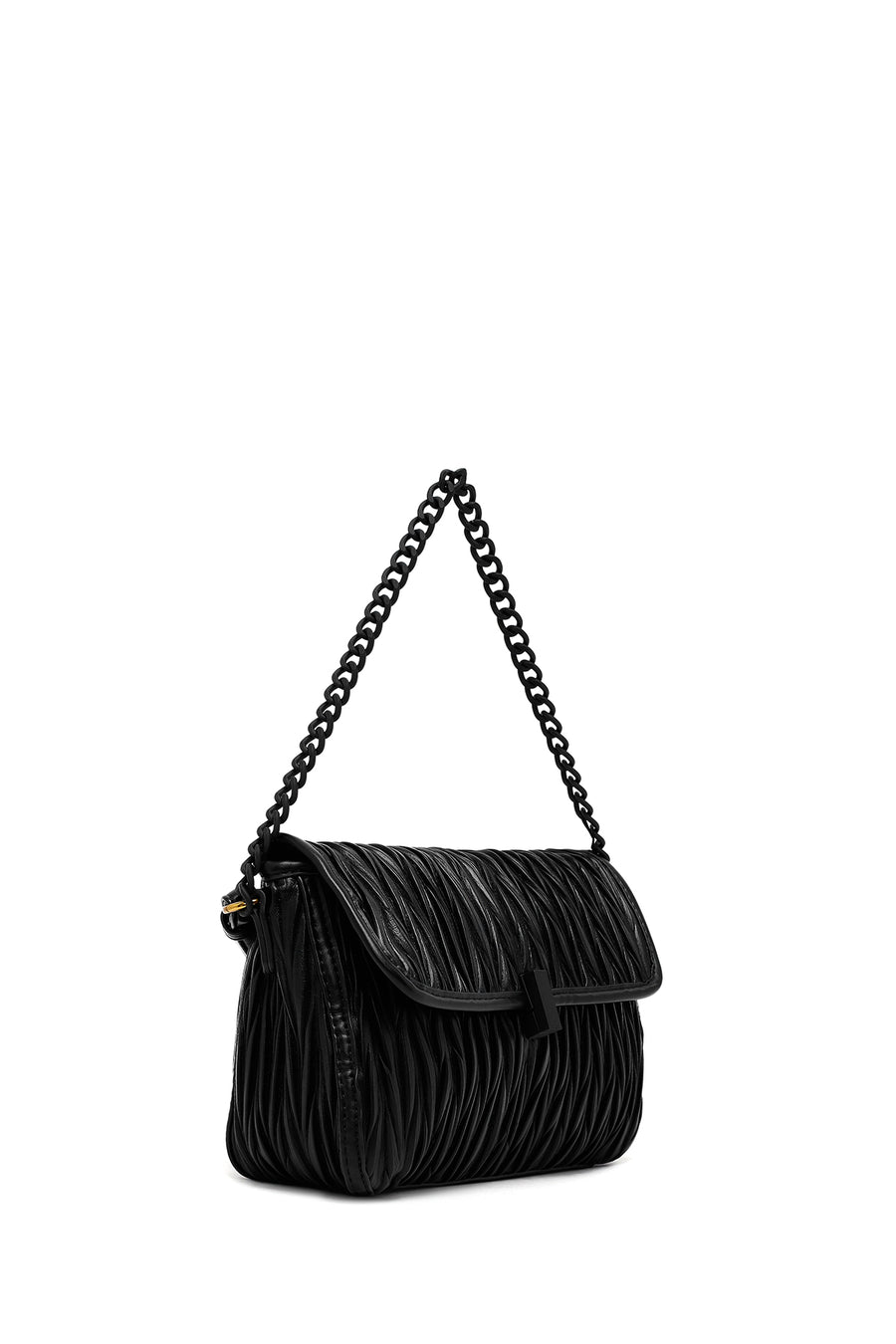 Women's Black Long Strap Crossbody Bag