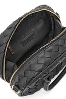 Women's Black Long Strap Braided Shoulder Bag | Derimod