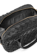 Women's Black Long Strap Braided Shoulder Bag | Derimod