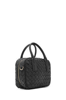 Women's Black Long Strap Braided Shoulder Bag | Derimod
