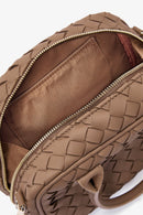 Women's Brown Long Strap Braided Shoulder Bag | Derimod