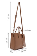 Women's Brown Long Strap Classic Handbag | Derimod
