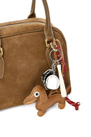 Women's Brown Long Strap Accessory Suede Leather Handbag | Derimod