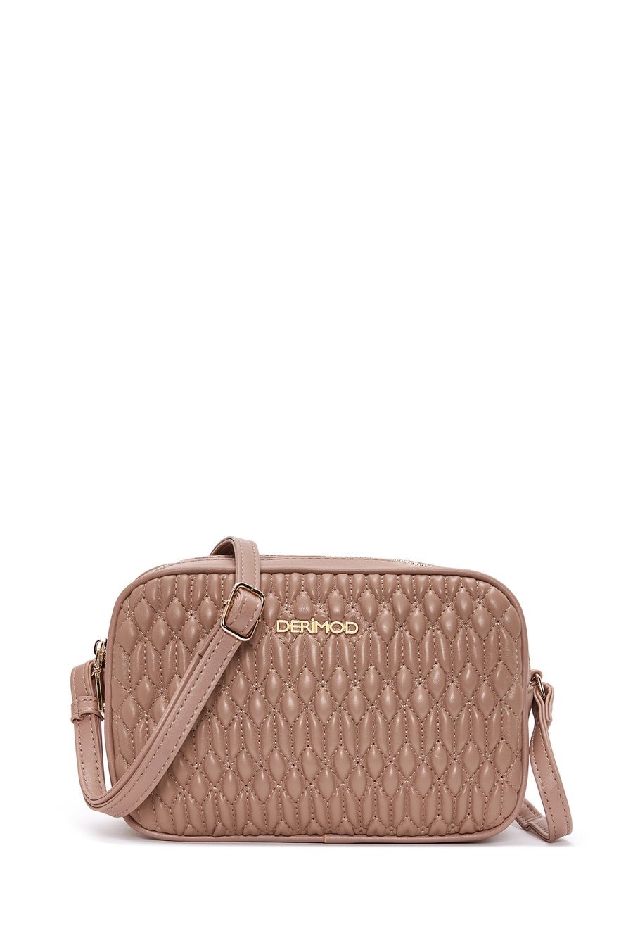 Women's Mink Long Strap Quilted Crossbody Bag 24WBD280418 | Derimod