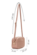 Women's Mink Long Strap Quilted Crossbody Bag | Derimod