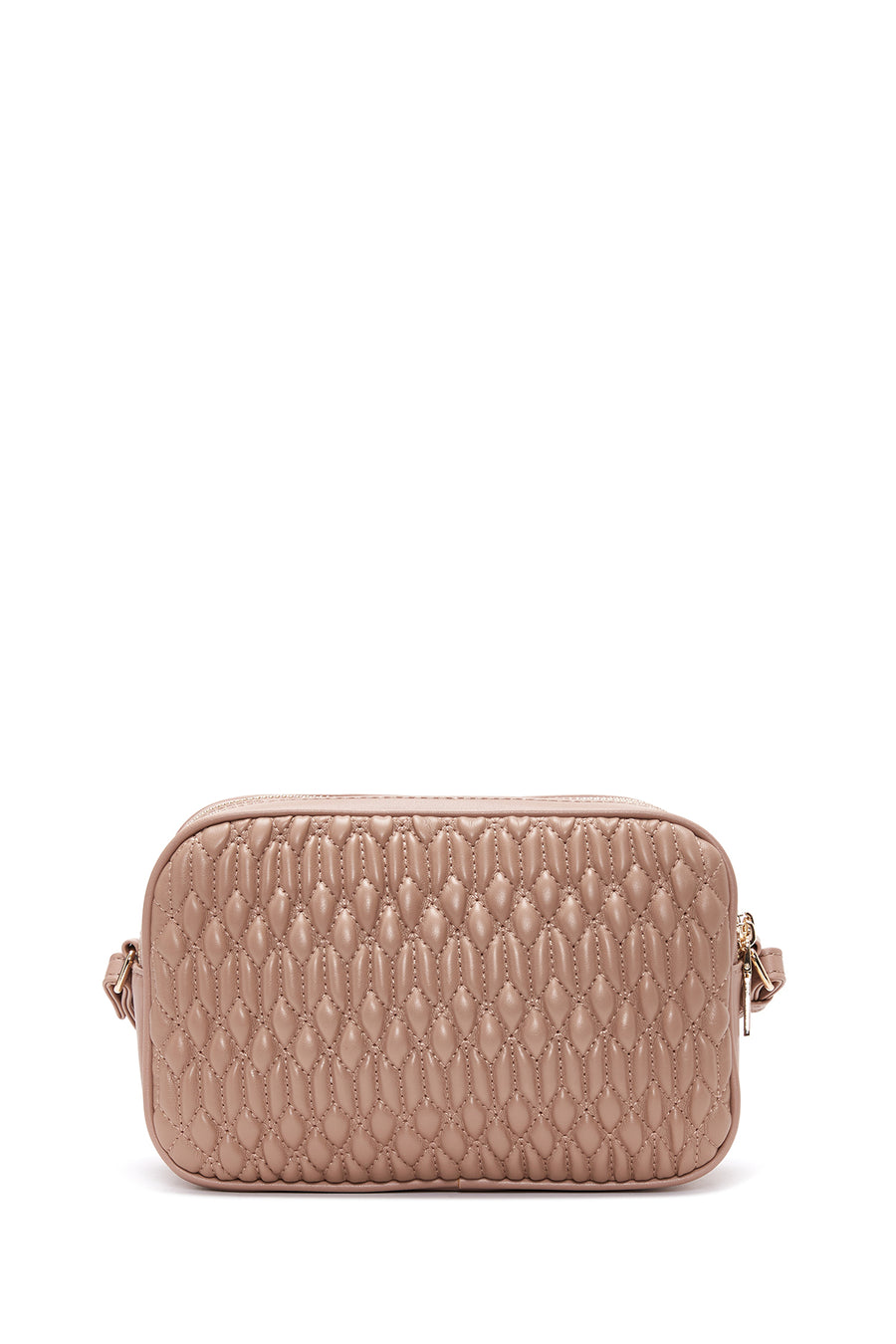 Women's Mink Long Strap Quilted Crossbody Bag