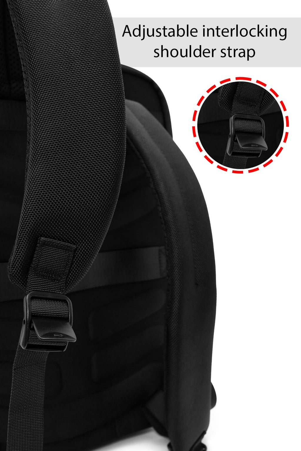 D-Pack Unisex Siyah Kumaş Sırt Çantası
