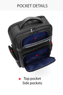 D-Pack Unisex Black Fabric Backpack | Derimod