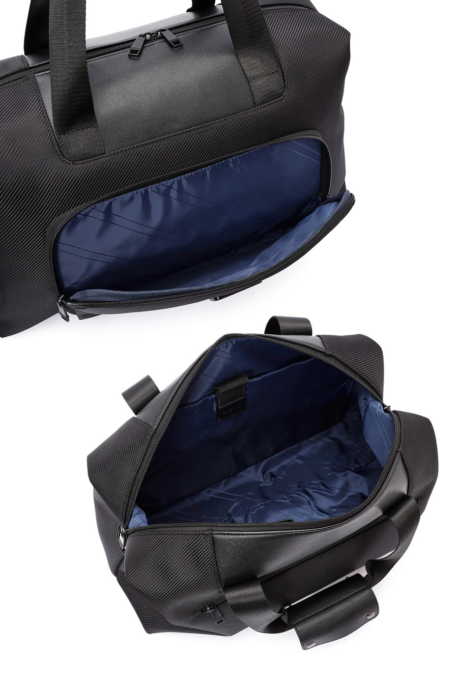 D-Pack Erkek Siyah Uzun Askılı Kumaş Seyahat Çantası