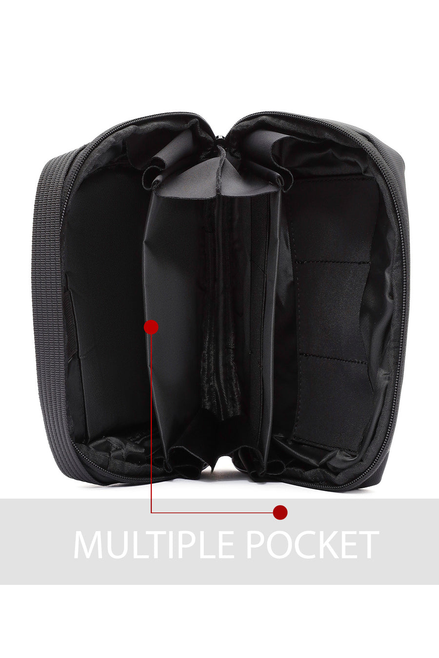 D-Pack Erkek Siyah Kumaş El Çantası