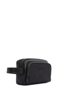 D-Pack Men's Black Fabric Handbag | Derimod