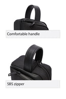 D-Pack Men's Black Fabric Handbag | Derimod