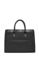 D-Pack Men's Black Long Strap Briefcase | Derimod