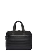 D-Pack Men's Black Long Strap Fabric Briefcase | Derimod