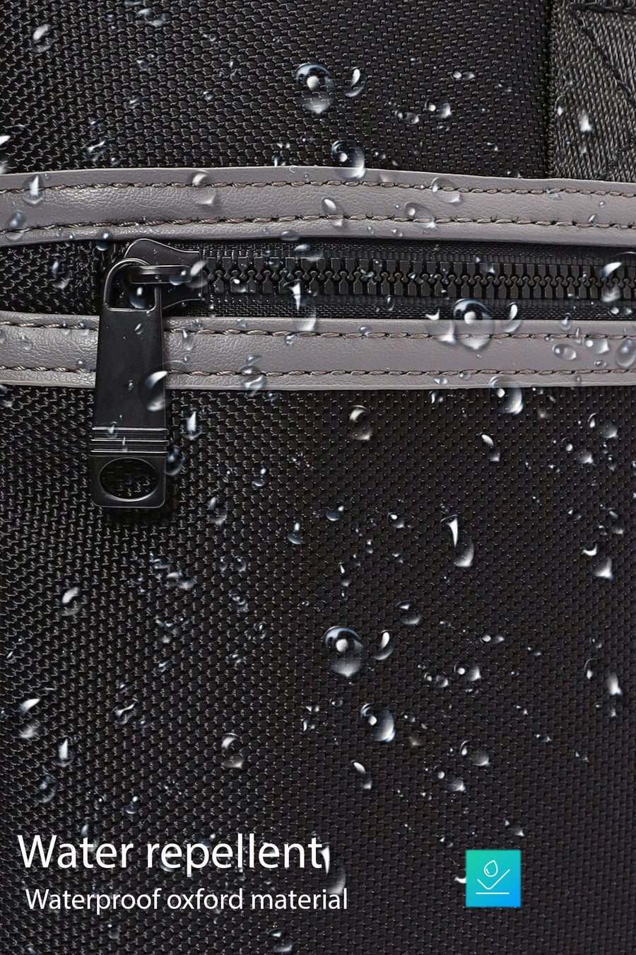 D-Pack Men's Black Long Strap Fabric Briefcase