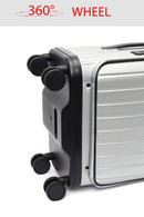 D-Pack Unisex Gray Cabin Size Suitcase | Derimod