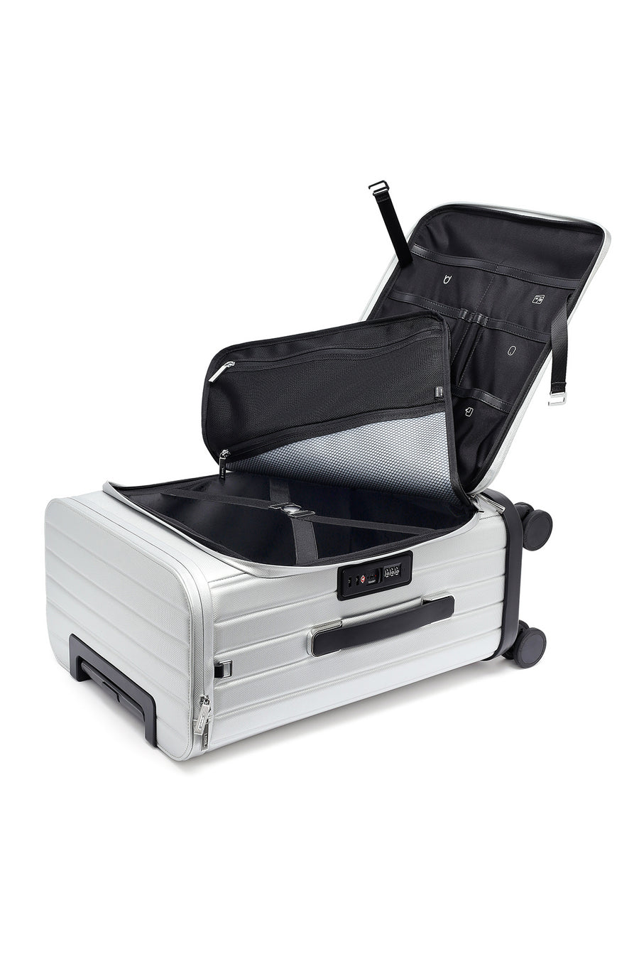 D-Pack Unisex Gray Cabin Size Suitcase