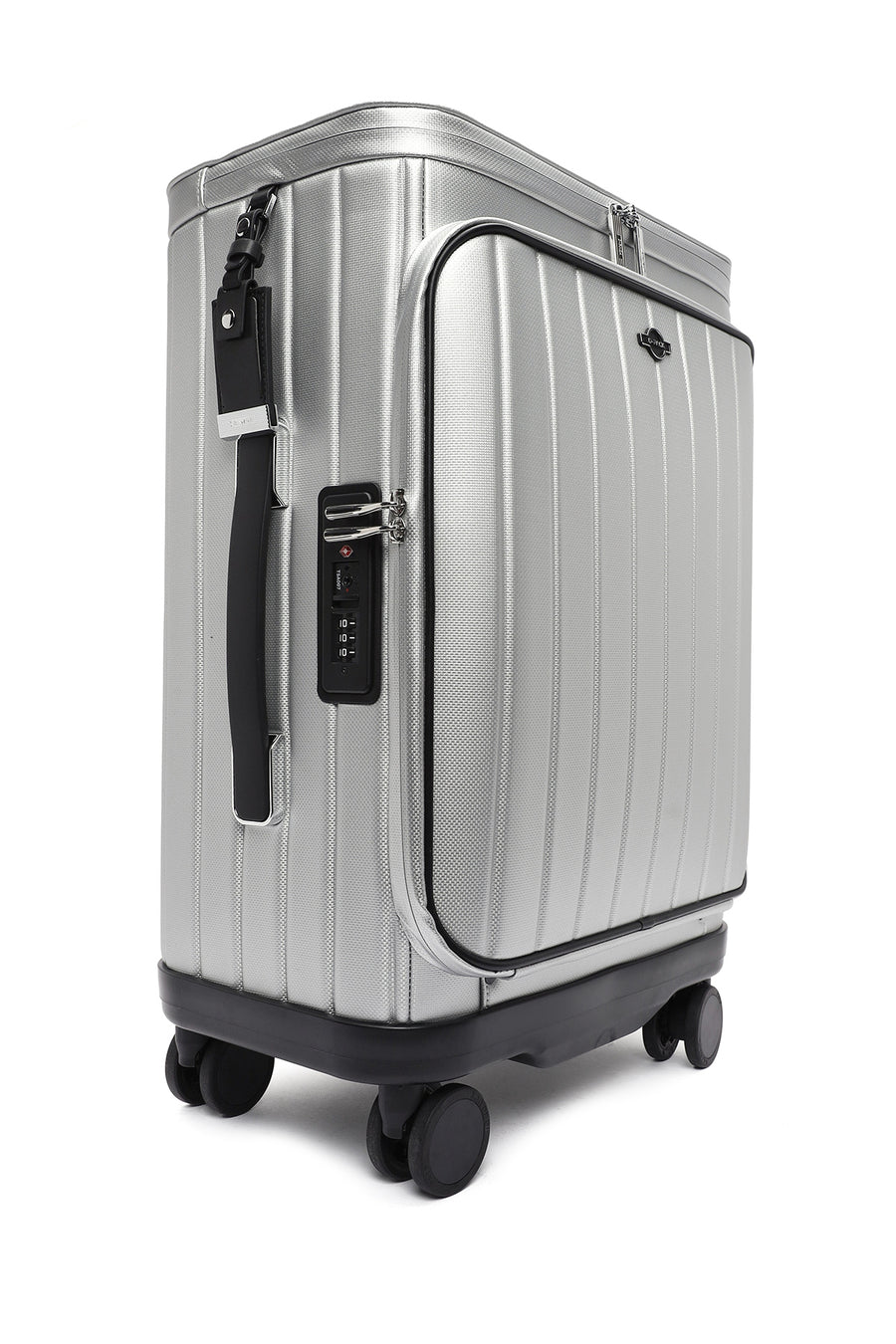 D-Pack Unisex Gray Cabin Size Suitcase
