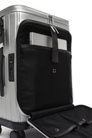 D-Pack Unisex Gray Cabin Size Suitcase | Derimod