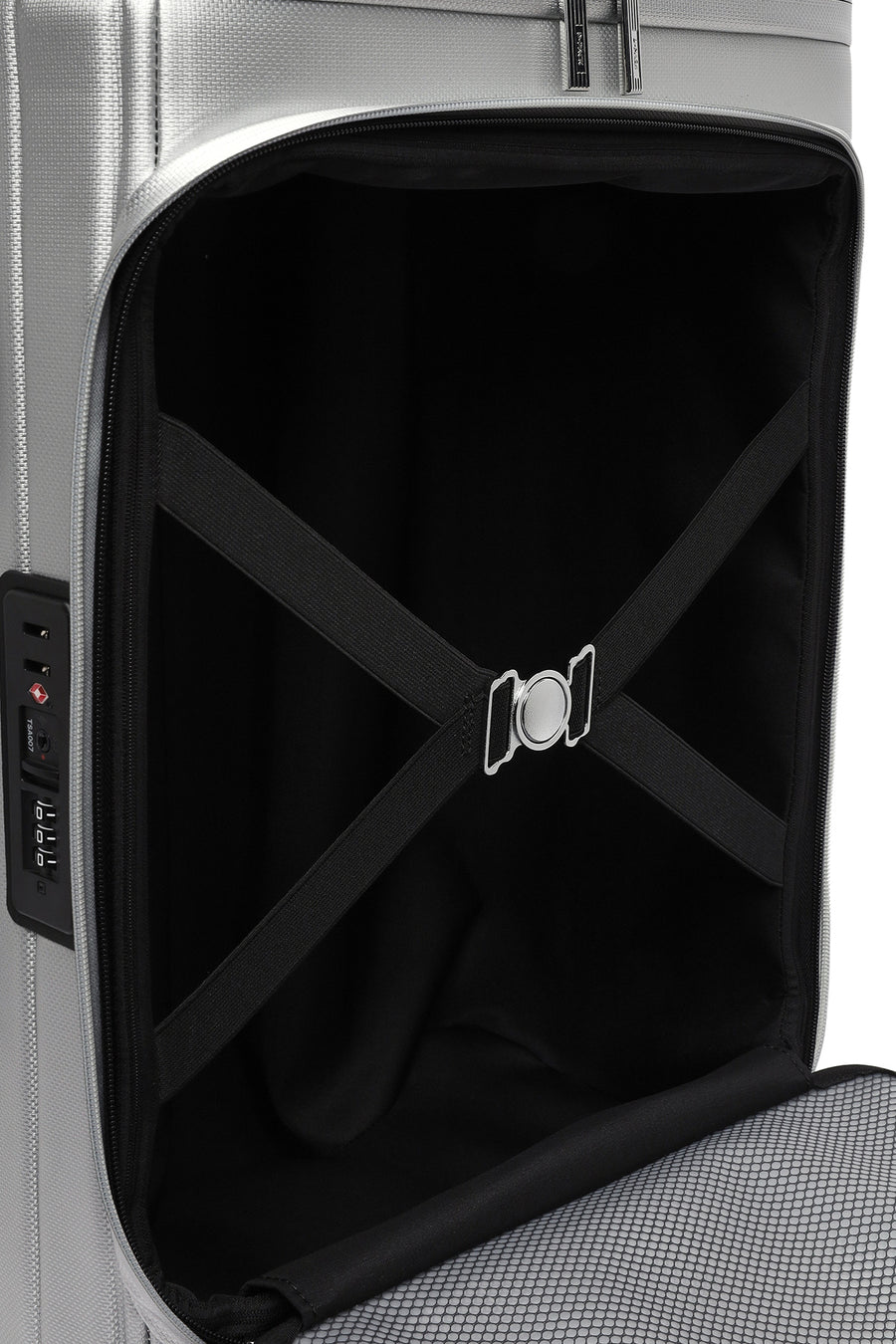 D-Pack Unisex Gray Cabin Size Suitcase