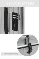 D-Pack Unisex Gray Cabin Size Suitcase | Derimod