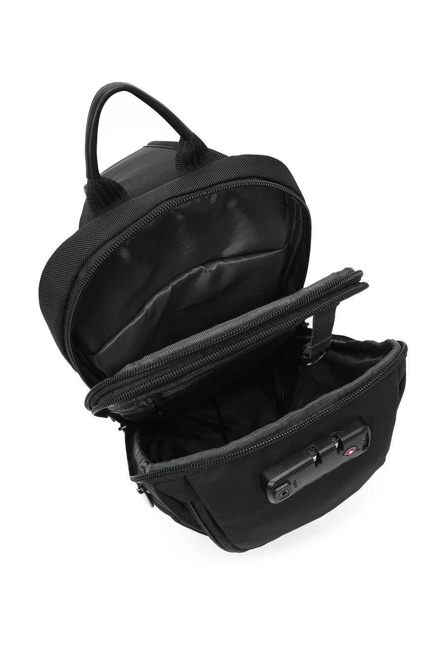 D-Pack Erkek Siyah Kumaş Çapraz Çanta