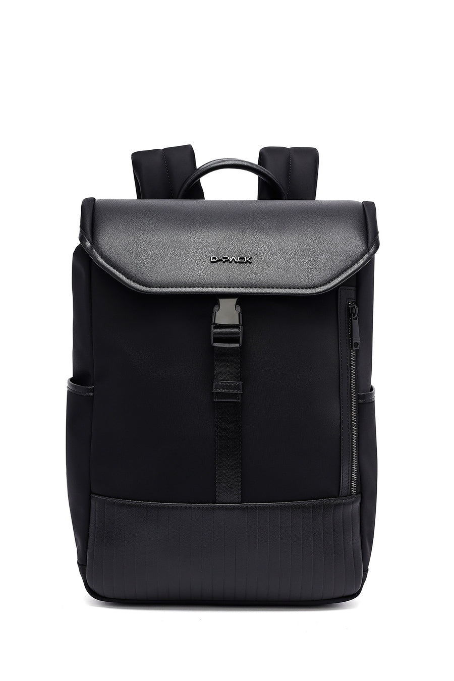 D-Pack Unisex Black Leather Backpack 24WBD302614 | Derimod