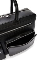 Men's Black Long Strap Briefcase | Derimod