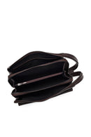 Men's Brown Leather Handbag | Derimod
